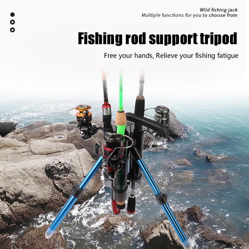 Fishing Equipment Holder - Pemegang joran pancing Tripod aluminium Aloi,