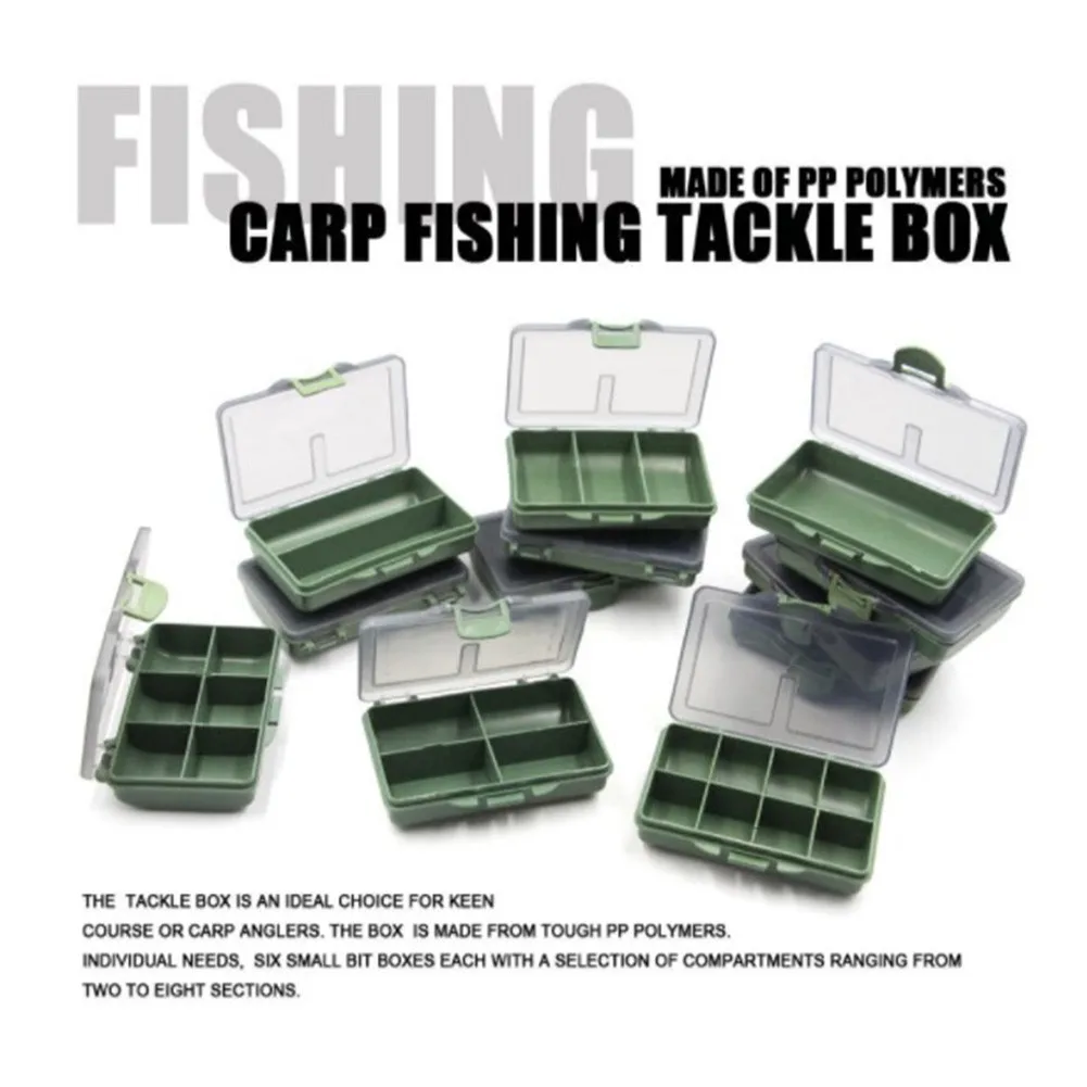Fishing Equipment Box - Kotak Penyimpanan Terpisah 4/8 Grid, Kotak
