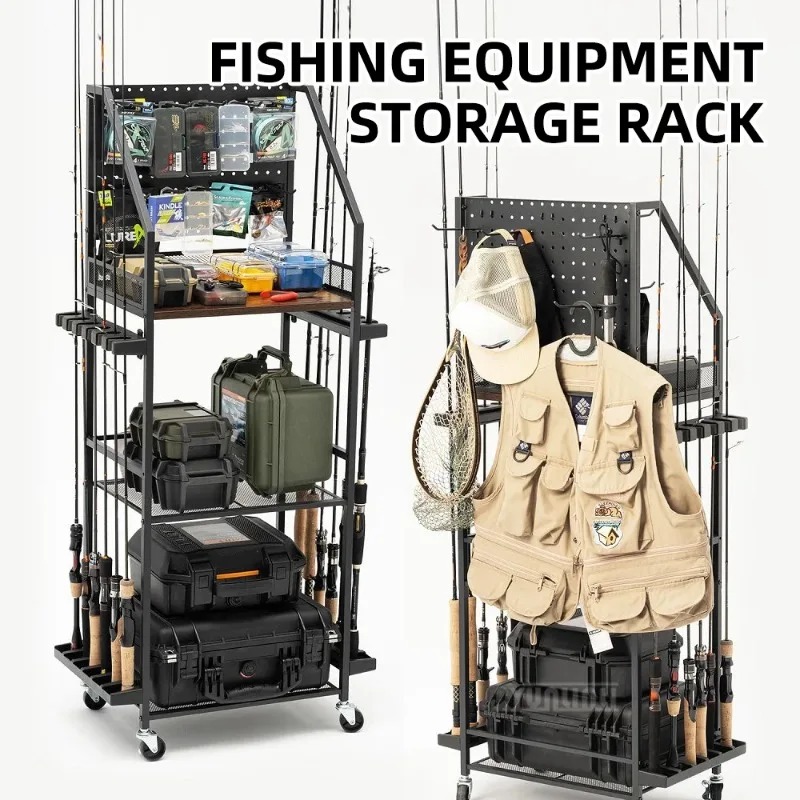 Fishing Equipment Holder - Rak Penyimpanan Peralatan Memancing, Tempat Penyimpanan