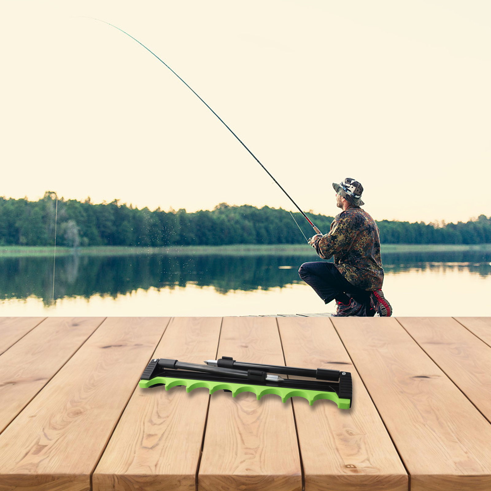 Penyangga Joran Pancing Telesk - Fishing Equipment Holder ulasan dan harga