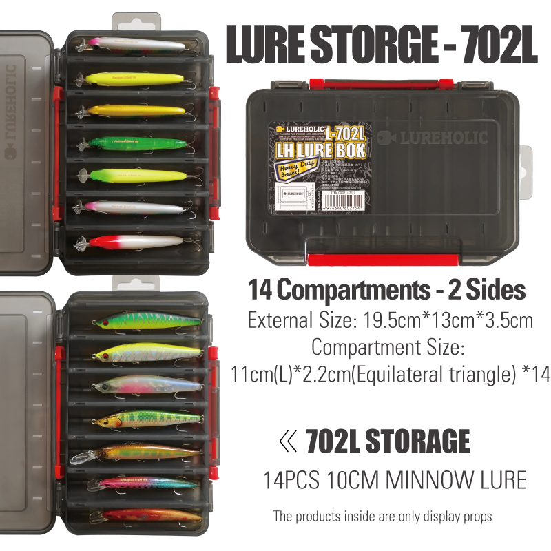 Kotak Umpan Plastik untuk Mema - Jig Head Lure ulasan dan harga