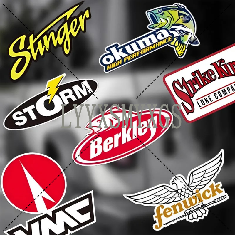 Stiker Mobil Pancing Luar Ruan - Fishing Equipment Box ulasan dan harga