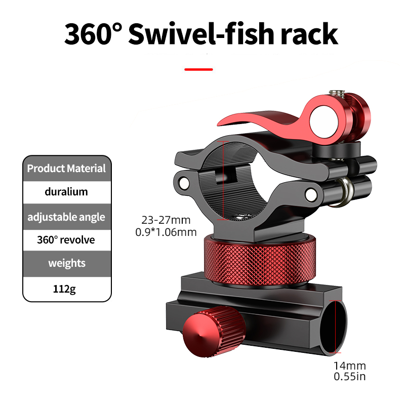 Aksesori memancing dari paduan - Fishing Equipment Holder ulasan dan harga
