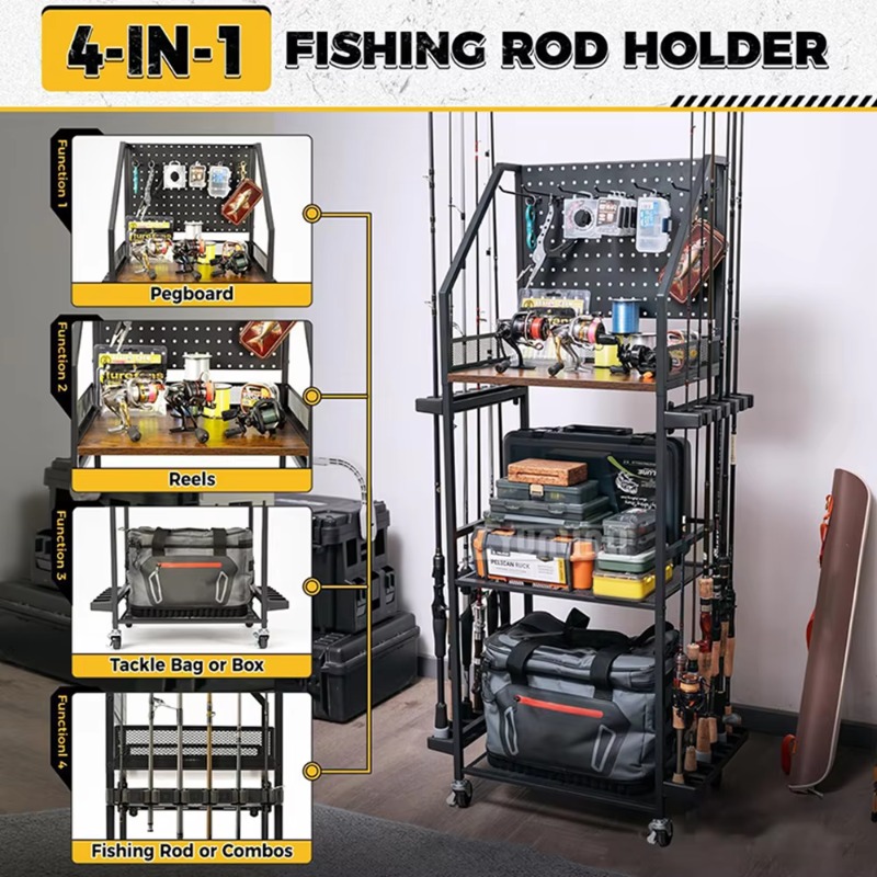 Rak Penyimpanan Peralatan Mema - Fishing Equipment Holder ulasan dan harga