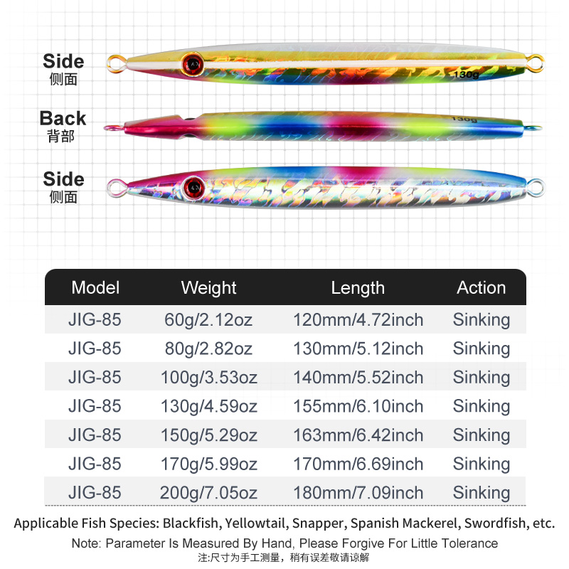 Obsesi J85 100g 130g 150g 170g - Jig Head Lure ulasan dan harga